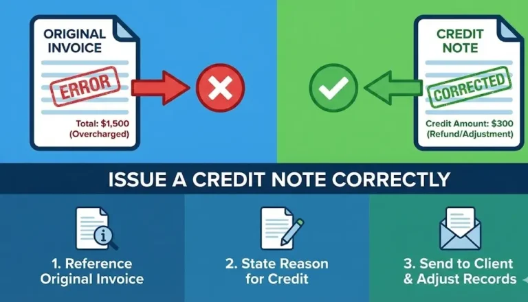 Sent the Wrong Amount? How to Issue a Credit Note Correctly